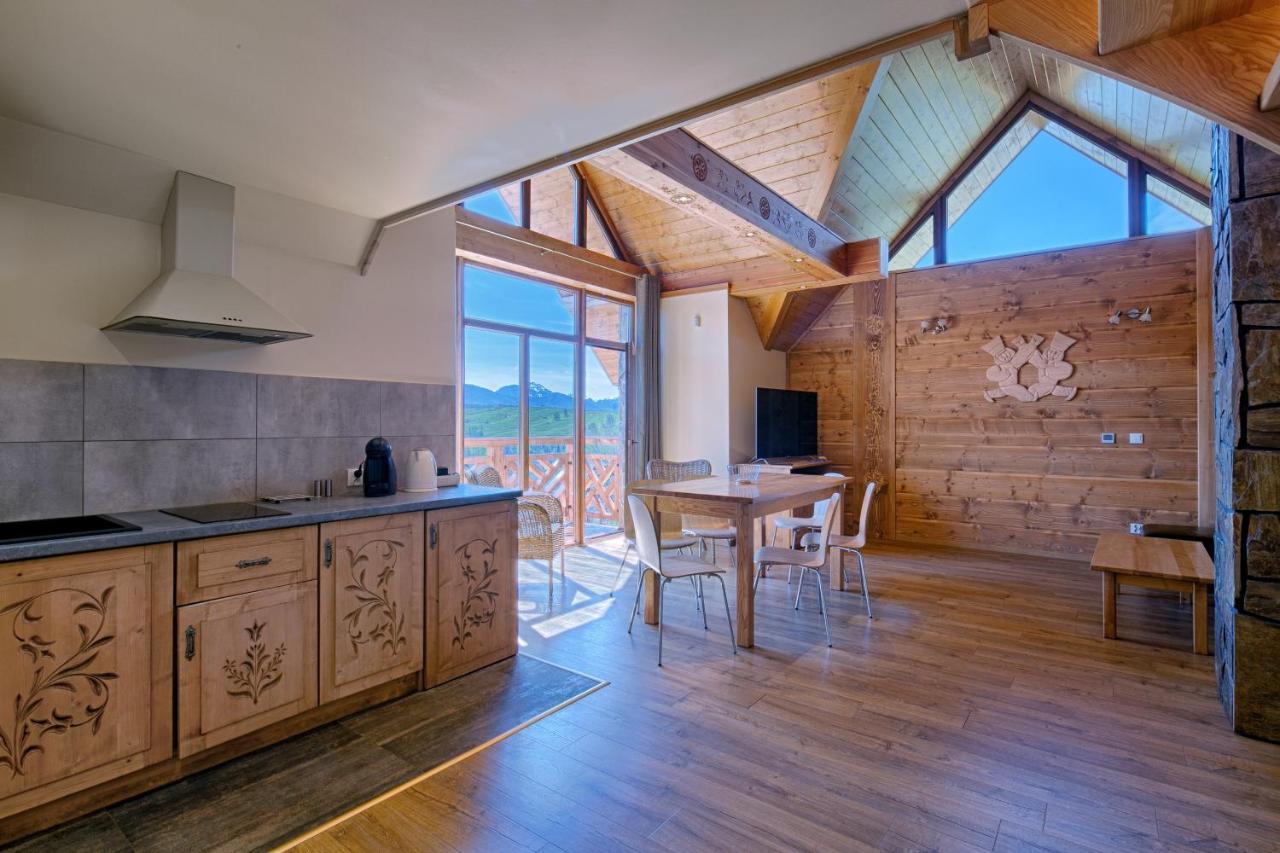 Tatrzanskie Echo Domki Regionalne Z Dwoma Lazienkami, Placem Zabaw I Przepieknym Widokiem Na Tatry Villa Zakopane Esterno foto